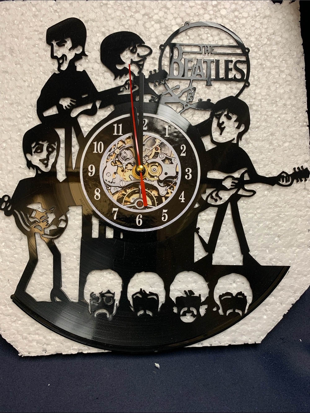 Beatles Custom Vinyl Record Wall Clock